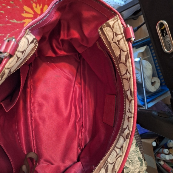 Pre-owned Coach red tote - Picture 11 of 13